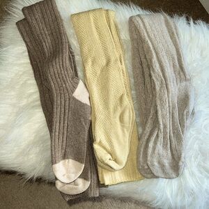 Boot/Thigh High Socks 3 Pair
